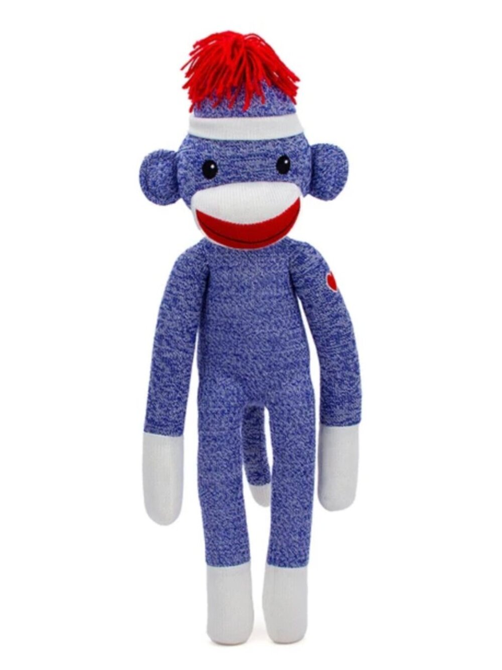 NEW Plushland Sock Monkey 20" - Blue